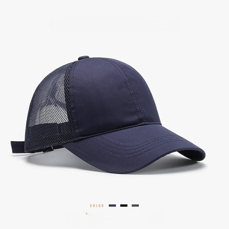 Summer Unisex Cap Casual Plain - Trucker Cap Mesh ulasan dan harga