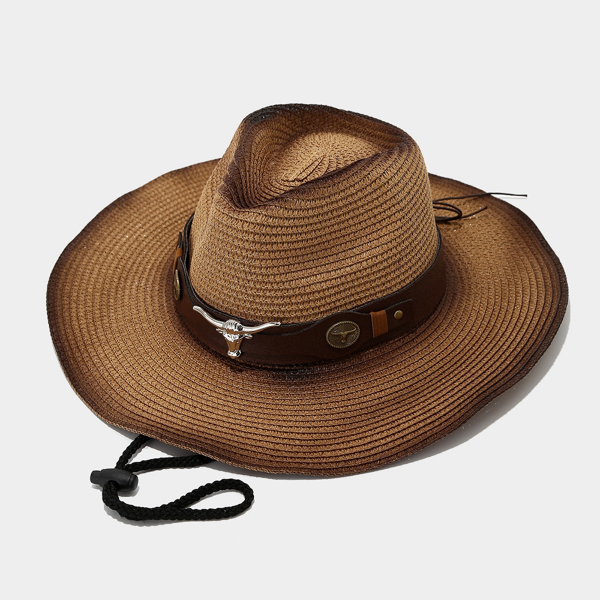 New American Western Style Cow - Cowboy Hat Straw ulasan dan harga