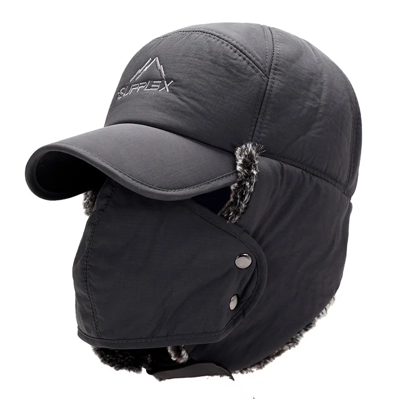 Winter Fur Warm Windproof Hat  - Trapper Hat Ear Flap ulasan dan harga