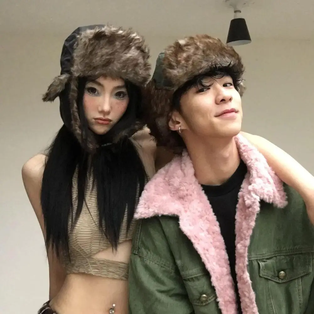 1PC Winter Trapper Aviator Tro - Trapper Hat Ear Flap ulasan dan harga