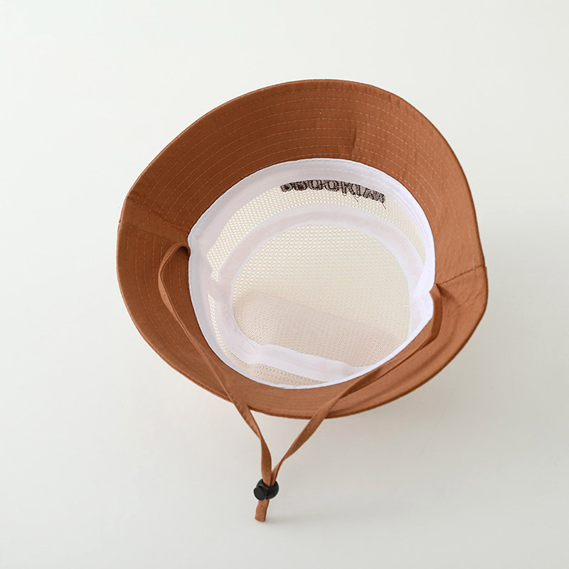 Letter Embroidered Baby Sun Ha - Bucket Hat Cotton ulasan dan harga