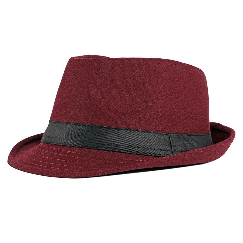 Hat for Men New Autumn Winter  - Fedora Hat Wool ulasan dan harga