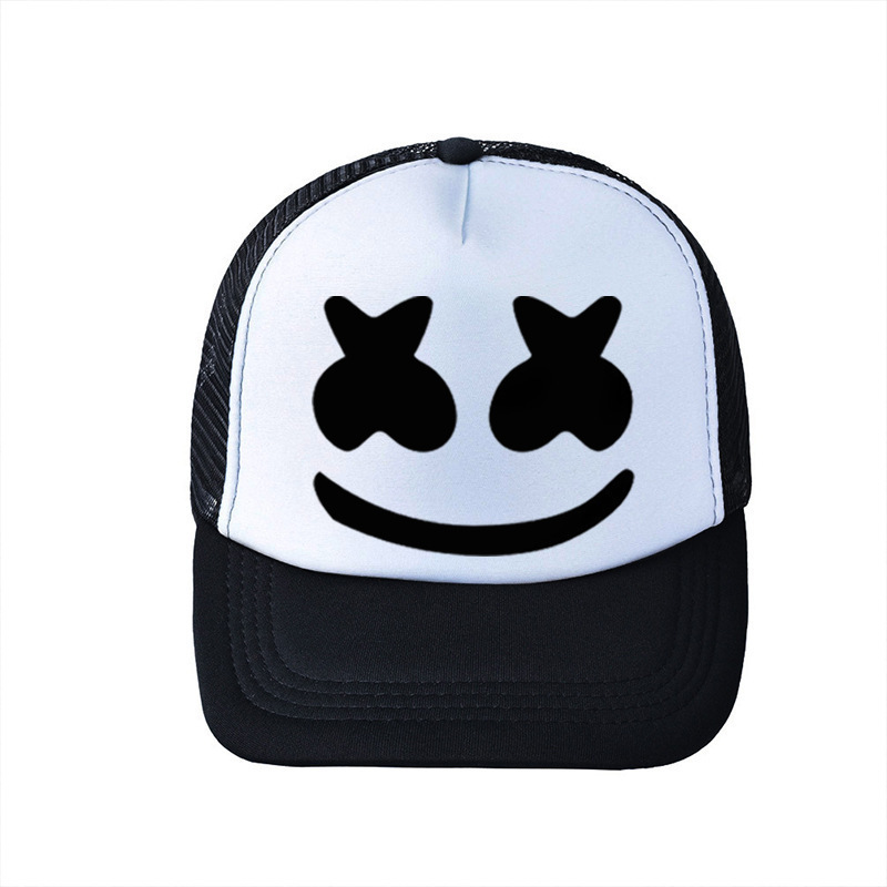 DJ Hip Pop Hat Marshmello Cosp - Trucker Cap Mesh ulasan dan harga