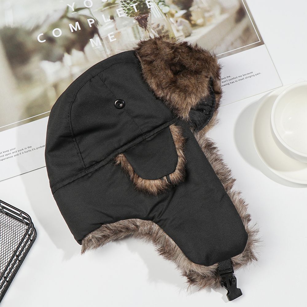 Warm Earflap Trapper Ski Hat W - Trapper Hat Ear Flap ulasan dan harga