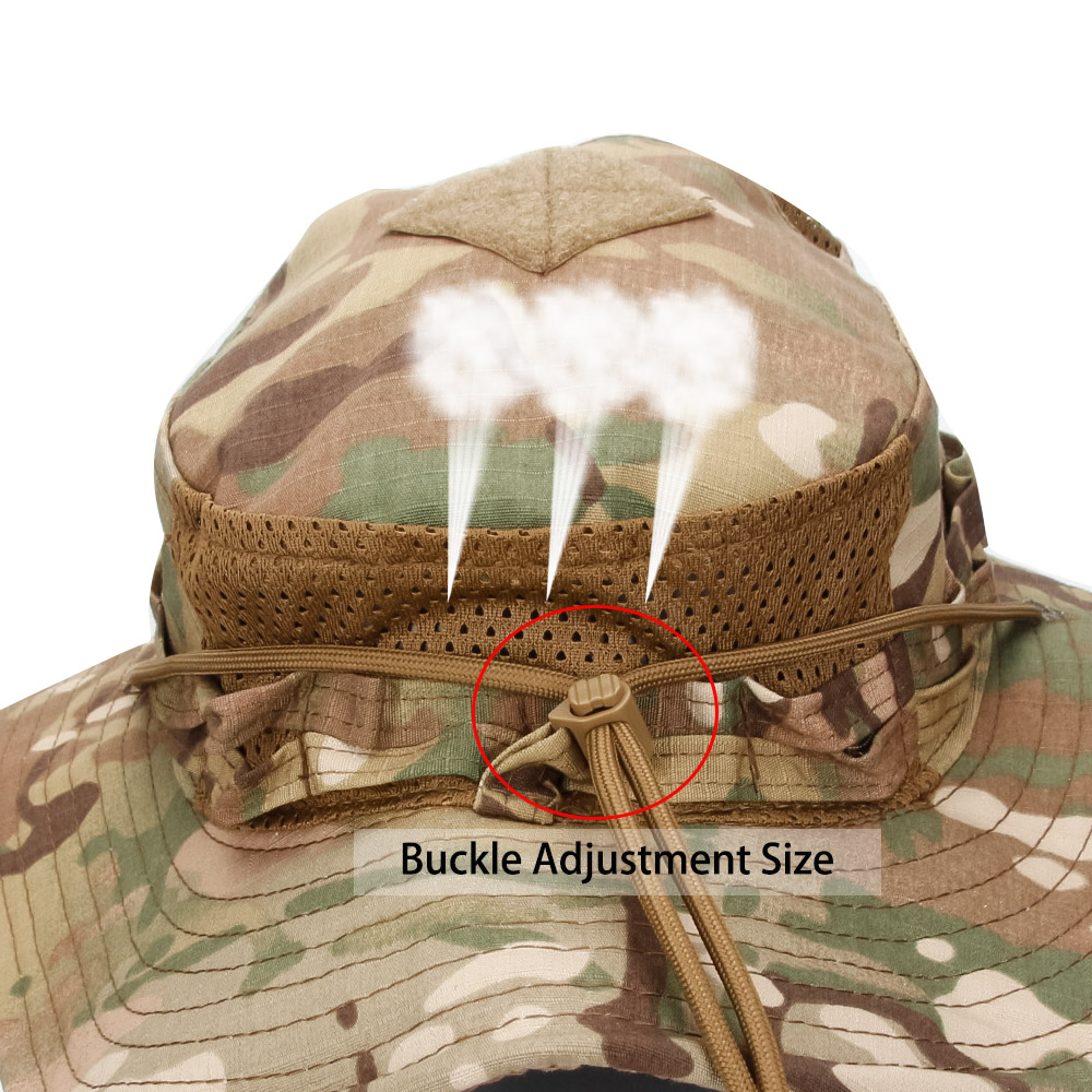 Tactical Camo Boonie Hat UPF 5 - Boonie Hat Tactical ulasan dan harga