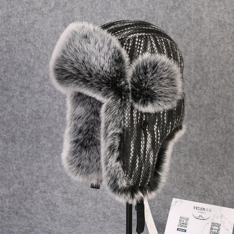B-8433 Man Bomber Hat Rex Rabb - Trapper Hat Ear Flap ulasan dan harga