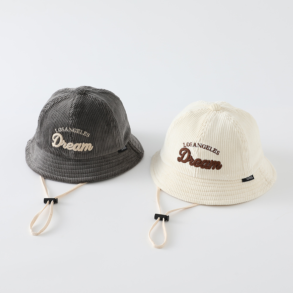 Baby Solid Color Sunscreen Hat - Bucket Hat Cotton ulasan dan harga