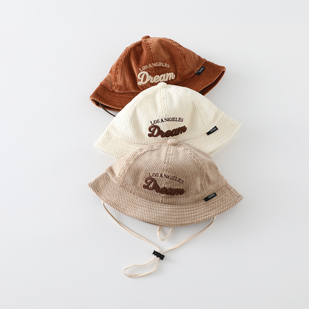 Baby Solid Color Sunscreen Hat - Bucket Hat Cotton ulasan dan harga