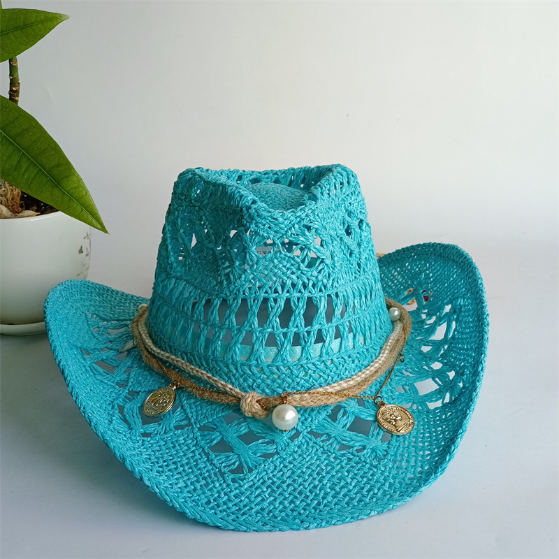 Straw Western Cowboy Hat for W - Cowboy Hat Straw ulasan dan harga
