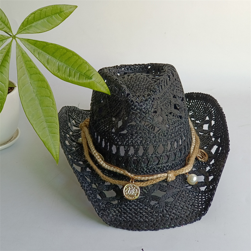 Straw Western Cowboy Hat for W - Cowboy Hat Straw ulasan dan harga